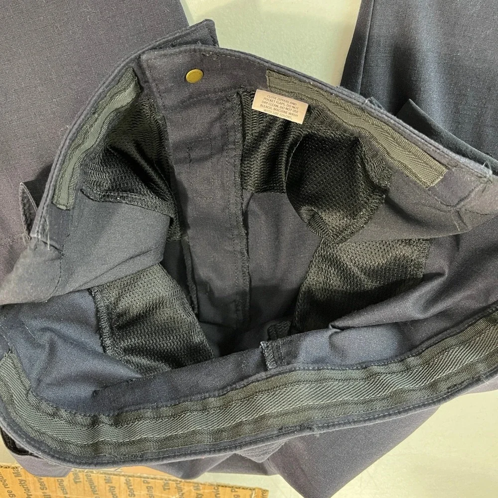 Vertx Cargo Tactical Pants Mens 32x30 Navy Blue Ripstop Multi-Pocket Workwear